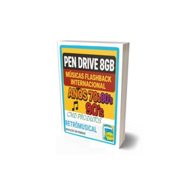 Imagem de Pen drive 8gb com Músicas = Playlist - Internacional(Flashback) Anos 70's, 80's e 90's (mp3)