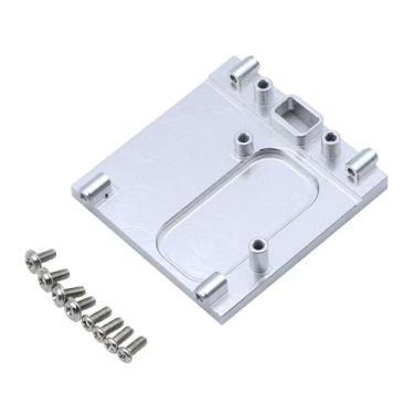 Imagem de Dynwave Base de montagem do motor do carro RC Suporte motor Suporte assento Acessórios Base de montagem resistente para MN82 MN168 MN78 Escala 1/12 Carro RC, Prata