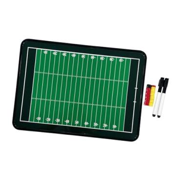 Imagem de IEUDNS Prancheta de treinadores de futebol com quadro branco, prancheta de treinadores de futebol, quadro de demonstração esportiva dupla face para