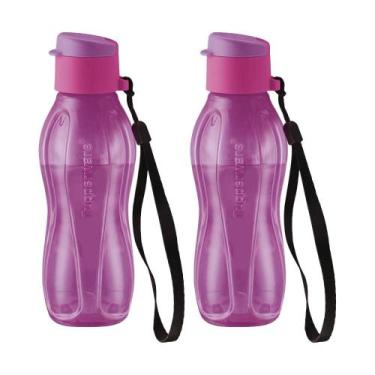 Imagem de Kit 2 Garrafas de Água Tupperware Eco Tupper Roxa 310ml
