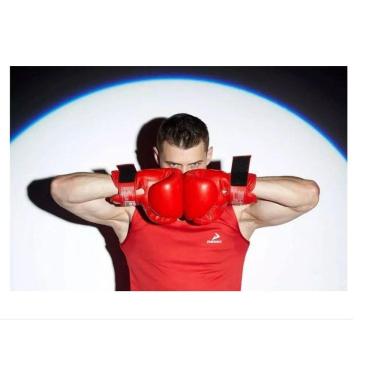 Imagem de Colar Luva De Boxe Academia Lutador Prateada Vintage