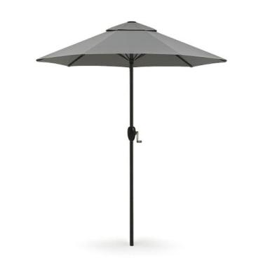 Imagem de Ombrelone Guarda Sol Central Sol Praia Jardim 2,40m - Bogu Store, Cinz