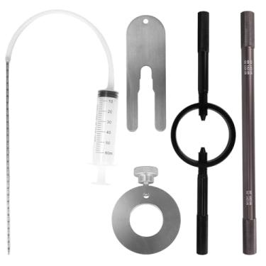 Imagem de Fukaisu Kit de Serviço Garfo Moto, Profissional, Medidor Nível Óleo Garfo Compressor Mola & Assistente Sangria Haste Amortecedor Conjunto de Manutenção para Reparo Motos & DIY