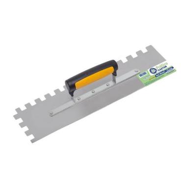 Imagem de Desempenadeira de Aço Prática 10X35CM Dente 12MM - Linha Pratica Casto