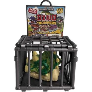 Imagem de Carrinho Fricção Chaveiro Dino Chompers Na Jaula - Soft Import Export,