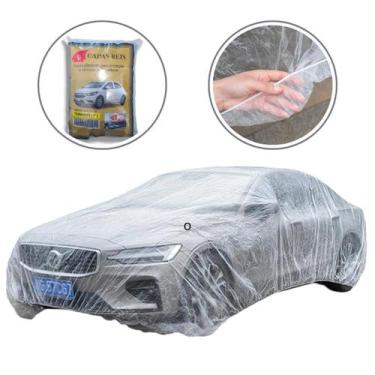 Imagem de Capa Plástica Protetora P/Carro Elástico Impermeável Tam P - TONY IMPO