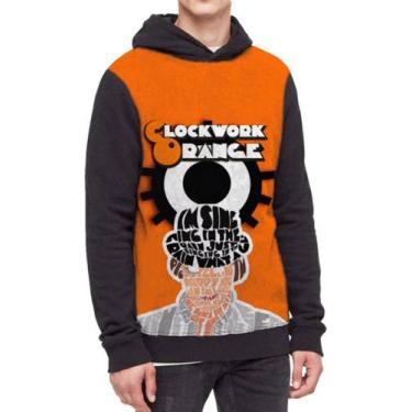 Imagem de Moletom Com Capuz Mecânica Laranja Ref:321 - smoke, Preto, GG