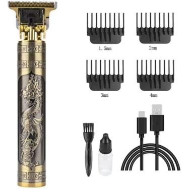 Imagem de Kit 2 Maquina Cortar Cabelo Vintage 4 Pentes