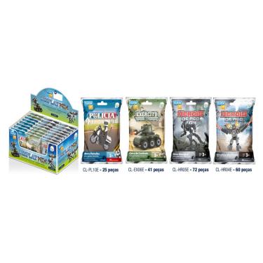 Imagem de Brinquedo Pedagógico Blocos De Montar Little Boy Sortidos