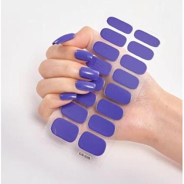 Imagem de Adesivo Gel Para Unhas Esmalte Autocolante Nail Art Luz Uv - Katheon, 