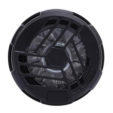 Imagem de Luqeeg Cooler magnético para celular | Ventilador de resfriamento semicondutor RGB | Celular de baixo ruído com grampos removíveis | Ideal para jogos, transmissão ao vivo, Vlog