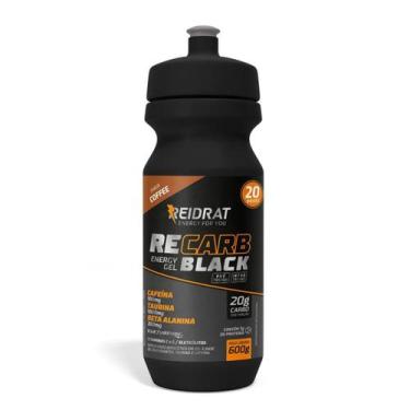 Imagem de Reidrat Recarb Energy Gel Black Squeeze 600g Bcaa Palatinose, Café