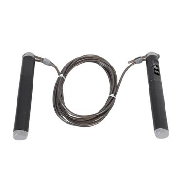 Imagem de RiToEasysports Corda de Pular, Corda de Pular de Velocidade de Comprimento Ajustável Com Contador de 1 Minuto de Configuração de Temporizador para Fitness, Exercício Em Casa, Treino