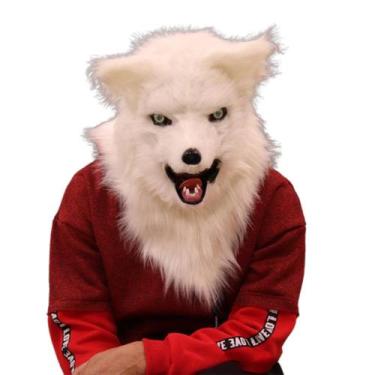 Imagem de Máscara facial J-ouuo Halloween Fox Mouth Mover Wolf para adulto