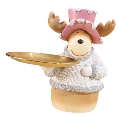 Imagem de Generic Bandeja Organizadora para Objetos Diversos, Enfeite de Mesa para Entrada com Tema Natalino, Decoração para de Entrada ou Mesa, Alce