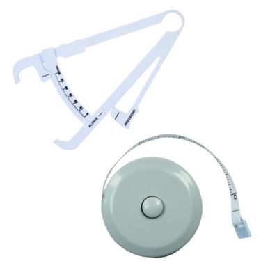 Imagem de Kit Avaliacao Fisica Medir Gordura Corporal Adipometro Fita Metrica Im