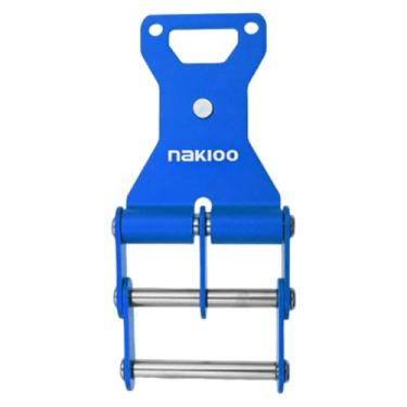 Imagem de KiBcsLic Fivela de liberação rápida para cinto de ferramentas, ideal para pochetes. Fecho seguro, profissional, robusta, com pivô em aço inoxidável e versátil, Azul