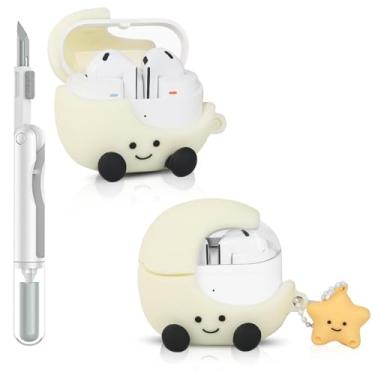 Imagem de Capa para Samsung Galaxy Buds 3/3 Pro (2024) | para fones de ouvido Galaxy Buds 3 FE (2025) | Capa protetora de carregamento de silicone | Design de pele de vários estilos | com kit de limpeza e