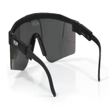 Imagem de Óculos de Sol Performance Hupi Maverick Preto - Lente Prata Espelhado,