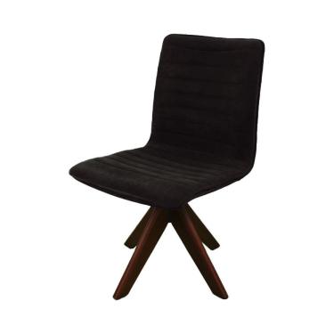 Imagem de Cadeira De Jantar Giratória Imbuia Buenos Aires - Preta