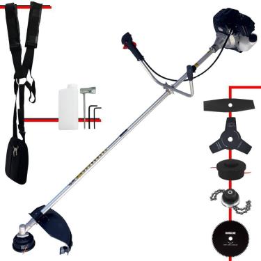 Imagem de Roçadeira Rt43lb25a 43cc + Faca 2p 3p 80d Trimmer E Carretel