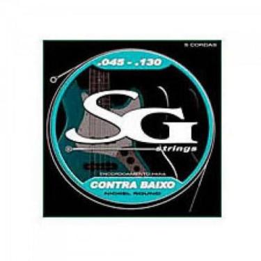 Imagem de Encordoamento para Contrabaixo 045 5 Cordas SG Nickel