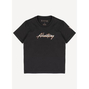 Imagem de Camiseta Infantil Aleatory Signed Preta-Masculino