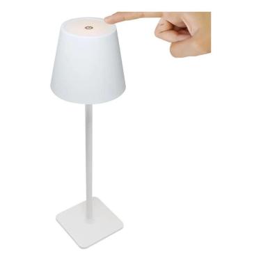 Imagem de 2X Luminária Abajur Mesa Led Dimerizável S/ Fio Recarregável