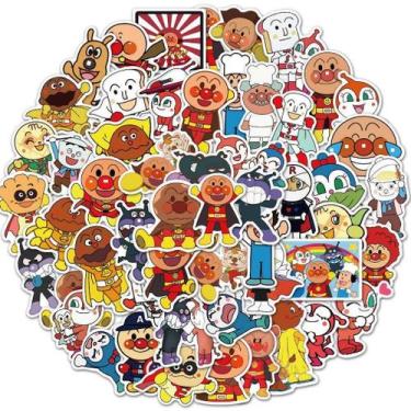 Imagem de Pacote de adesivos Anpanmans Anime, 50 peças de bastão decorativo de d