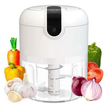 Imagem de Mini Processador Moedor De Alimentos Usb Potente Alho Cebola - WXL