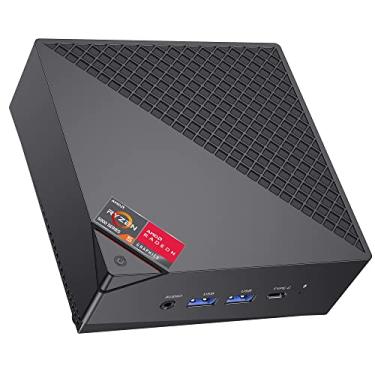 Imagem de KAMRUI Mini PC AM06PRO, AMD Ryzen 5 5500U (6C/12T, até 4,0 GHz), Mini PC Windows 11 Pro 16GB DDR4 512GB M.2 2280 SSD suporta HDD de 2,5 polegadas Dual Ethernet HDMI/Tipo-C/Wifi5/BT4.2