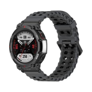 Imagem de Pulseira Esportiva Respirável De Silicone Elástico Bicolor Para Amazfi