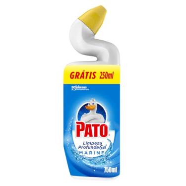 Imagem de Pato Limpador Sanitário, Marine, Limpeza Pesada, Banheiro e Vaso Sanitário, Pacote Promocional, 750ml