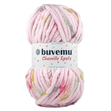 Imagem de Manchas de chenille multicolorido, super volumoso, fácil e rápido, tricô para brinquedos de pelúcia Amigurmi, cobertor, 100% micropoliéster, 100 gramas (100 g) 74 jardas (68 metros) (1, pontos - nº 9)