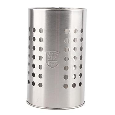 Imagem de Acouto Suporte Multifuncional para Pauzinhos de Aço Inoxidável e Caixa de Armazenamento de Colher - Rack de Talheres Antiferrugem para Organizar Utensílios de Cozinha - Pauzinhos, Colheres e Garfos