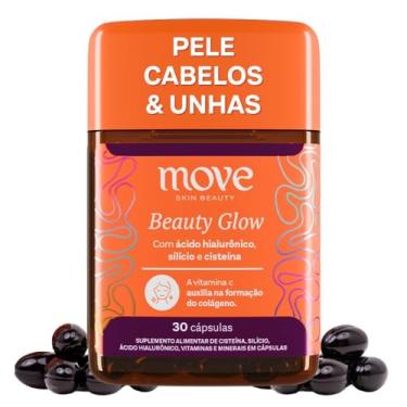 Imagem de Beauty Glow Multivitamínico Pele Cabelo Unha Move Skin Beauty 30 Cápsulas