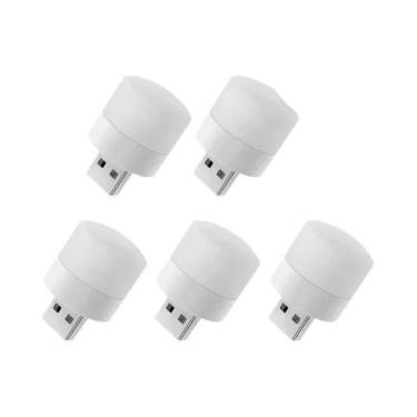 Imagem de Luz Noturna Mini USB Branca Quente, Lâmpada De Leitura LED Com Proteçã