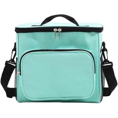 Imagem de Bolsa Térmica Grande Portatil Marmita Viagem Com Alça (Verde)