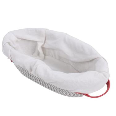 Imagem de MAVIS LAVEN Conjunto de Cesta de Prova para Pão, Banneton Oval de Algodão Com Forro e Tampa para Fabricação de Pão Sourdough, Design Lavável na Máquina e Dobrável para Uso Em Cozinha (Tipo 1)