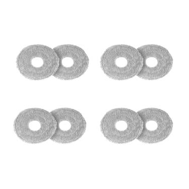 Imagem de Compatível com Dreame Bot L20 Ultra / X20 Pro Acessórios Filtro de escova lateral principal Mop Saco de pó Peças sobressalentes de aspirador de pó opcionais(Mop 8pc)