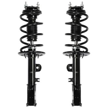 Imagem de Conjunto completo de amortecedores dianteiros com mola helicoidal compatível com Ford Explorer 2011 2012 2013 AWD kit de amortecedores 272620 272621, esquerda e direita, 2 peças