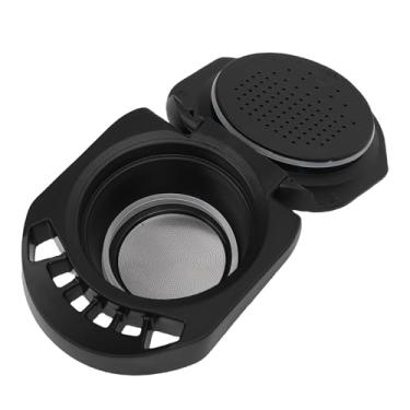 Imagem de AUNMAS Jogo Reusável do Conversor das Cápsulas de café, Adaptador Recarregável de Aço Inoxidável da Vagem Dos Pp 304 Com Escova da Colher para o Acessório Máquina de café (Tipo C)