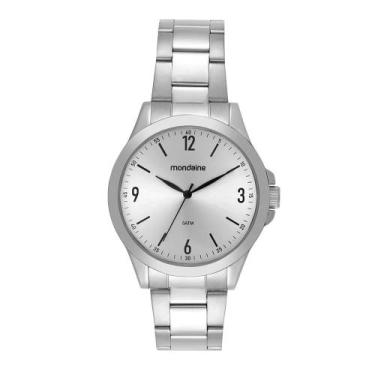 Imagem de Relógio Mondaine Masculino Minimalista Prata Social 83515G0MVNE2