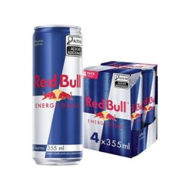 Imagem de Bebida Energética Red Bull Energy Drink 355ml 4 Unidades-Unissex