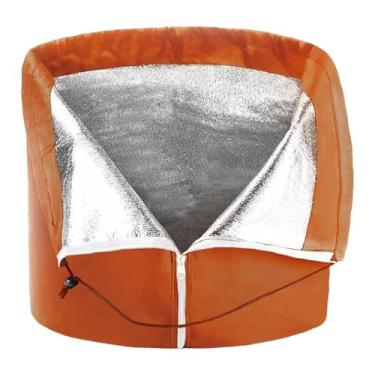 Imagem de Dualoai Capa protetora térmica de inverno com zíper, anticongelante, para vasos de plantas, ideal para árvores frutíferas, quintais, fazendas, estufas e, 65cmx70cm