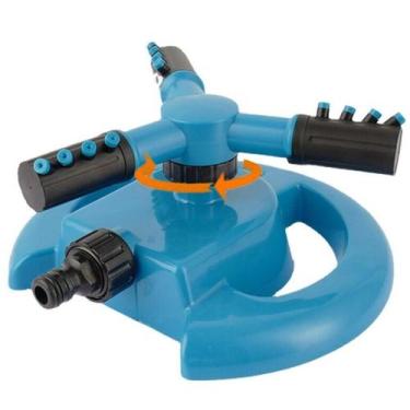 Imagem de Aspersor Irrigador 360 Graus 3 Saídas Giratório Jardim Horta - Lorben