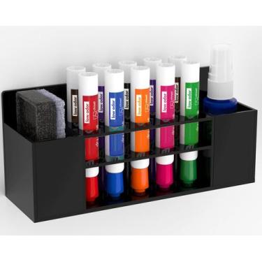 Imagem de Soporte de Pared para Marcadores HBlife de Acrílico para Pizarra Blanc