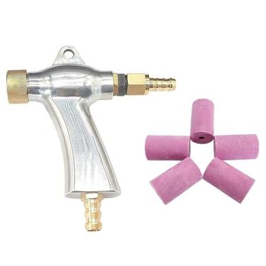 Imagem de Kit de ferramentas premium para jateamento de areia adequado para metal e vidro, 5 bicos de cerâmica incluídos