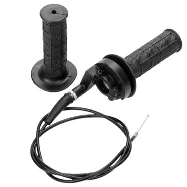 Imagem de Punhos de motocicleta de 7/8 de 22 mm com cabo de grampo de acelerador para quadriciclo de corrida de carrinho de bicicleta 50-250CC ATV Quad Pit Dirt Bike