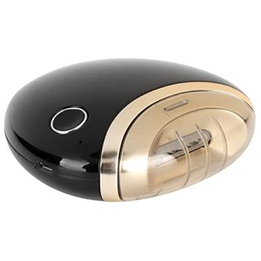 Imagem de Cosiki Arquivo de Unhas Elétrica Inteligente Carregamento Usb Broca Polidor Preto para Ferramentas Manicure Abs + Metal 7.9x7.9x2.8cm